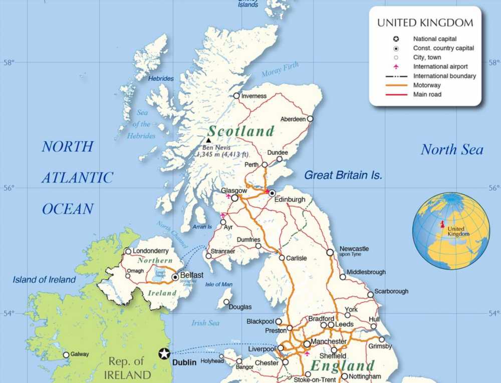 The Political Map of Britain: A Comprehensive Guide in English